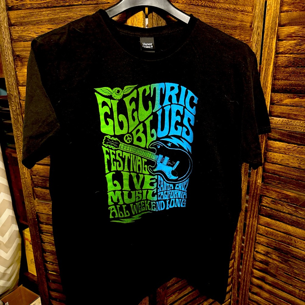 Electric blues festival tshirt L